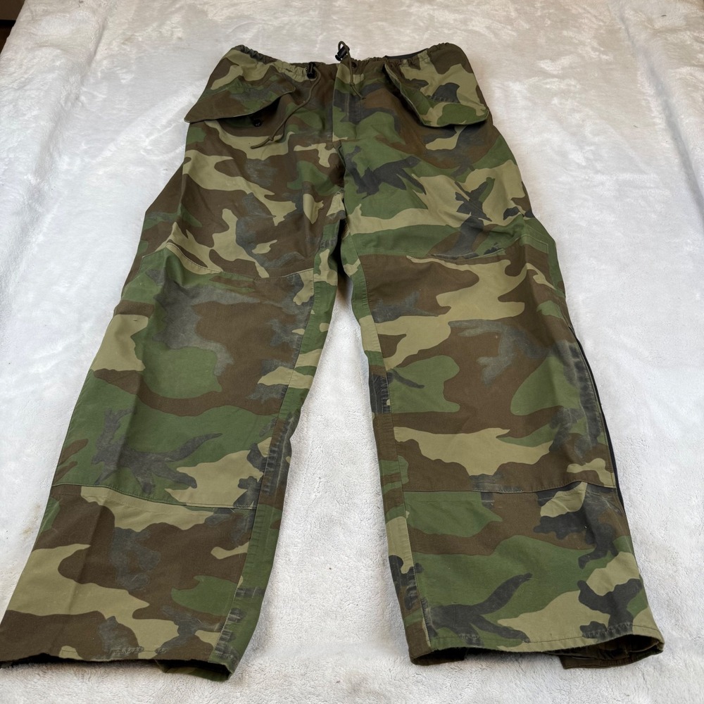 US Military‎ ECWCS Gen II Woodland Camo Double Knee Goretex Pants Wide Leg